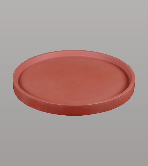 Concrete Round Plate For Shelf – Aquant India